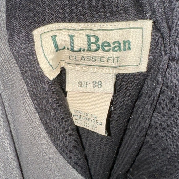 LL Bean Men’s Classic Fit Corduroy Pants Dark Grey Size 38 - Picture 5 of 5
